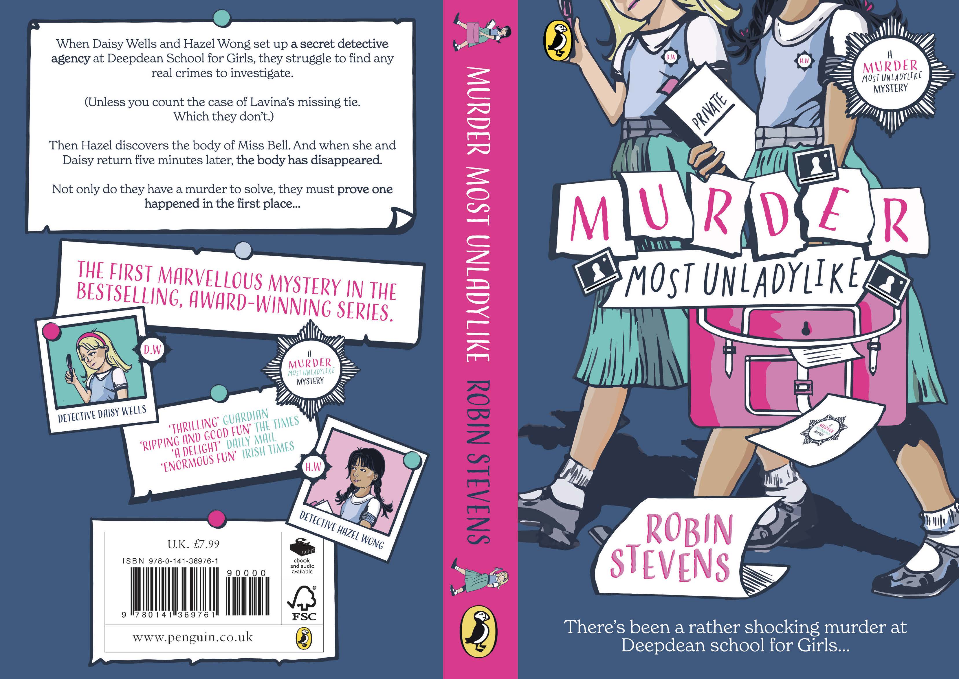 Cassia Samson's cover design of 'Murder Most Unladylike'